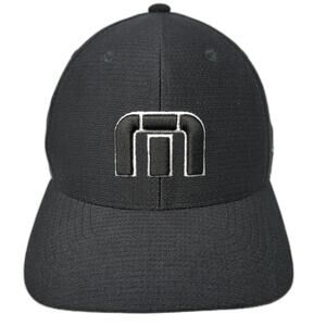 Travis Mathew Keefe Strong Snapback Cap Black One Size 110 Flexfit Tech Yupoong